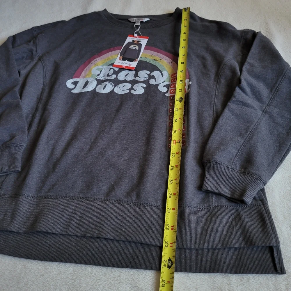 *SOLD* NWT WILDFOX Sommers Easy Does It Graphic Sweatshirt Size XS - Picture 3 of 10